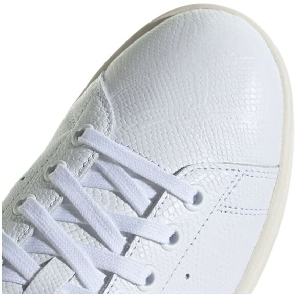 Adidas Shoes Women Size 8 Stan Smith Cloud White / Semi Green Spark / Off White - Picture 9 of 11